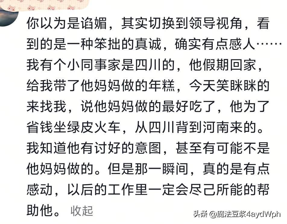 过分谄媚会显得特别真诚!网友:看完发现,我两千的工资一点不冤